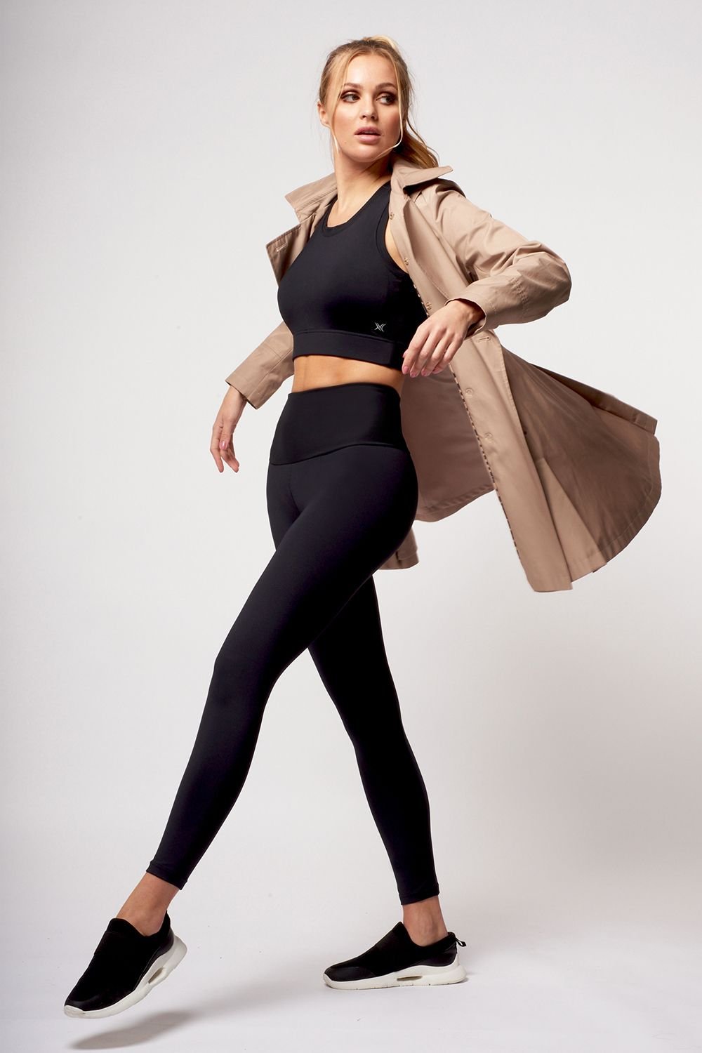 TLC Sport TLC Sport Women's Extra Strong Compression Tummy Control Short Legging in Black - 3