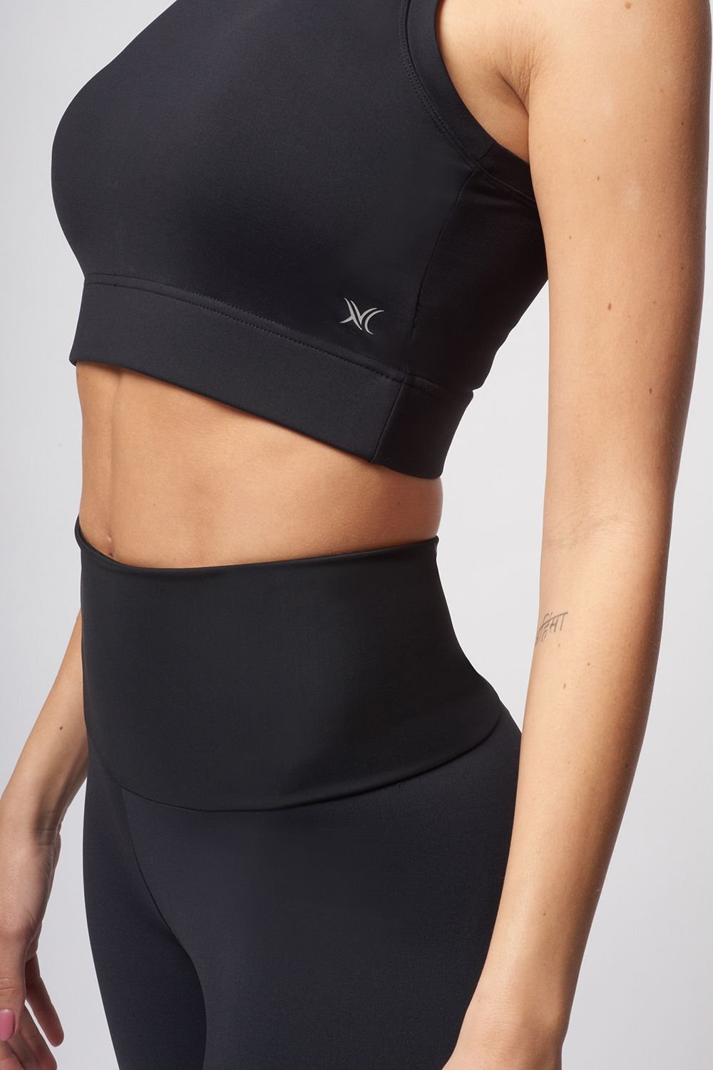 TLC Sport TLC Sport Women's Extra Strong Compression Tummy Control Short Legging in Black - 4