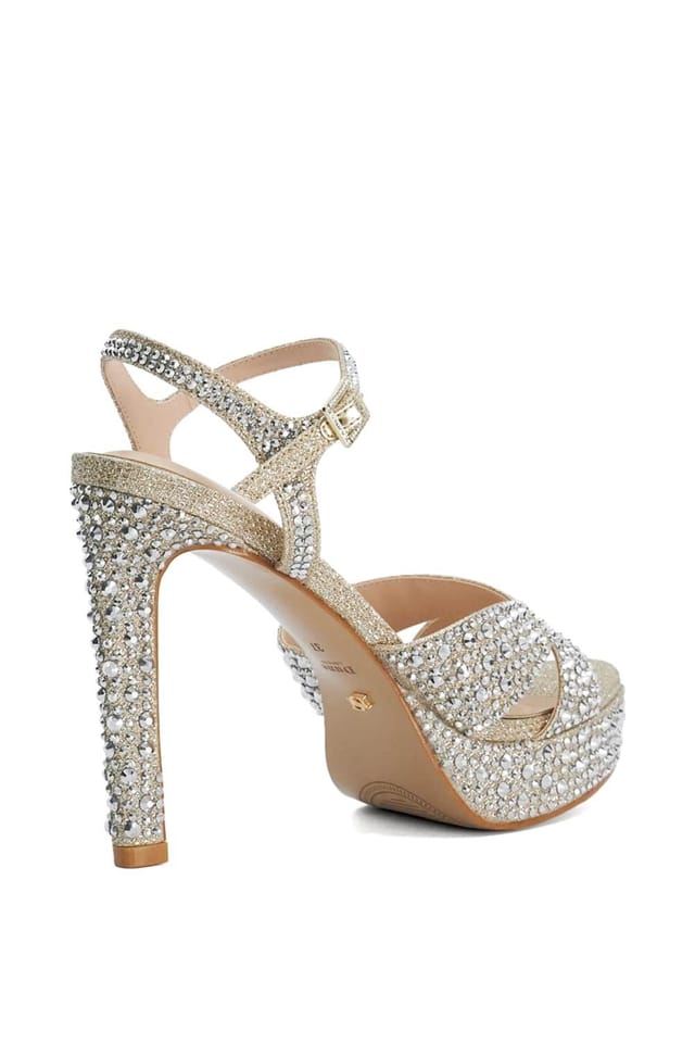 Dune London Dune London Women's 'Mayve' Sandals in Metallics - 3