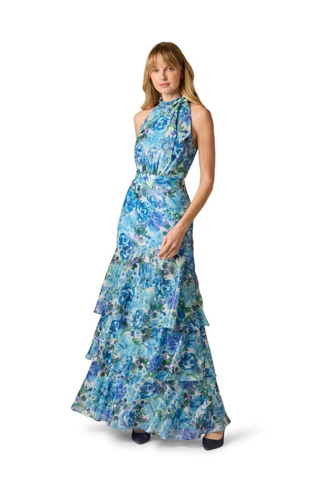 Adrianna Papell Adrianna Papell Women's Glazed Chiffon Gown - 2