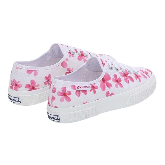 Superga Superga Women's 3750 Leggera Flower Trainers in White - 2