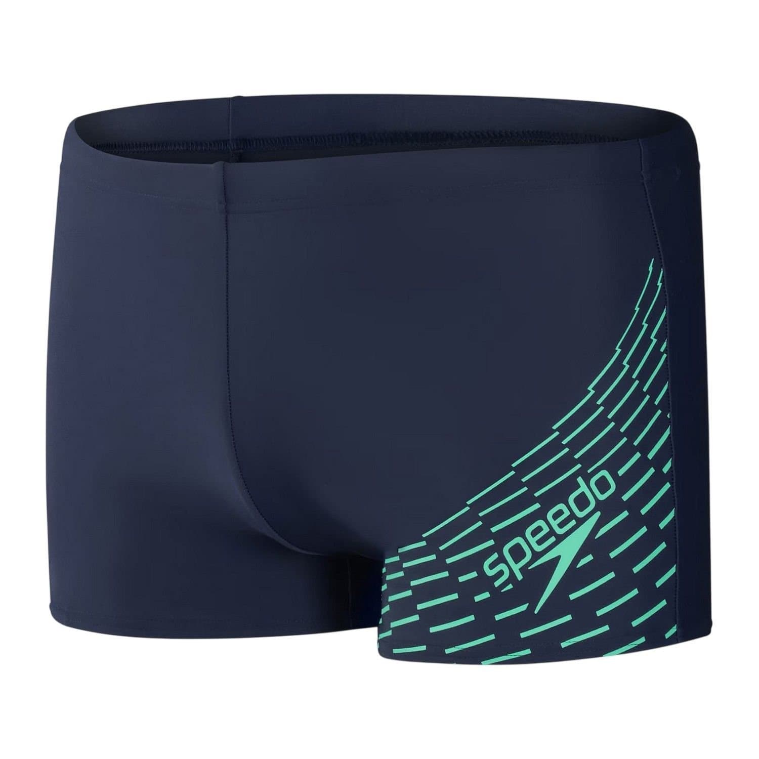 Speedo Speedo Men's Medley Stripe Swim Shorts in Navy
