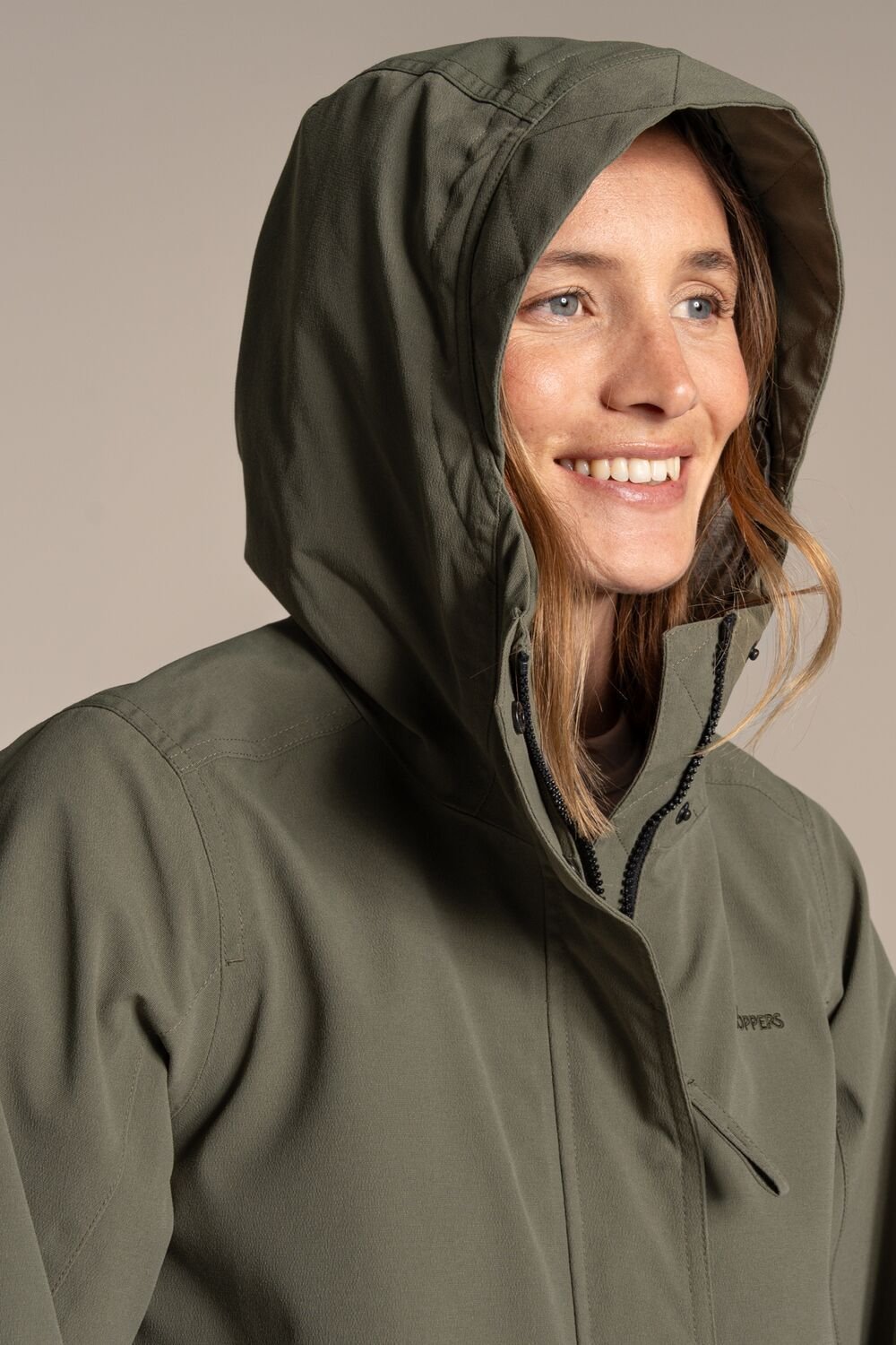 Craghoppers Craghoppers Women's Maryam Waterproof Jacket in Khaki - 4