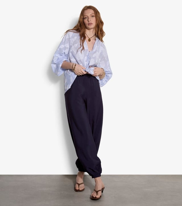 Apricot Women's Navy Cuffed Trousers Apricot New Look - 2