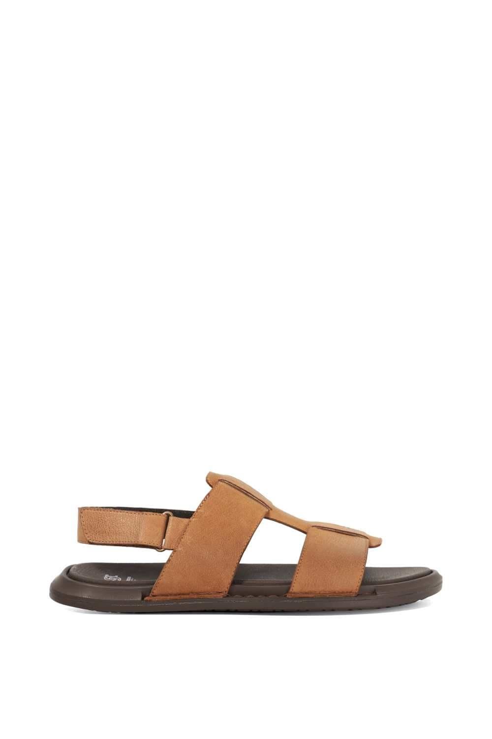 Dune London Dune London Men's 'Izan' Leather Sandals in Brown
