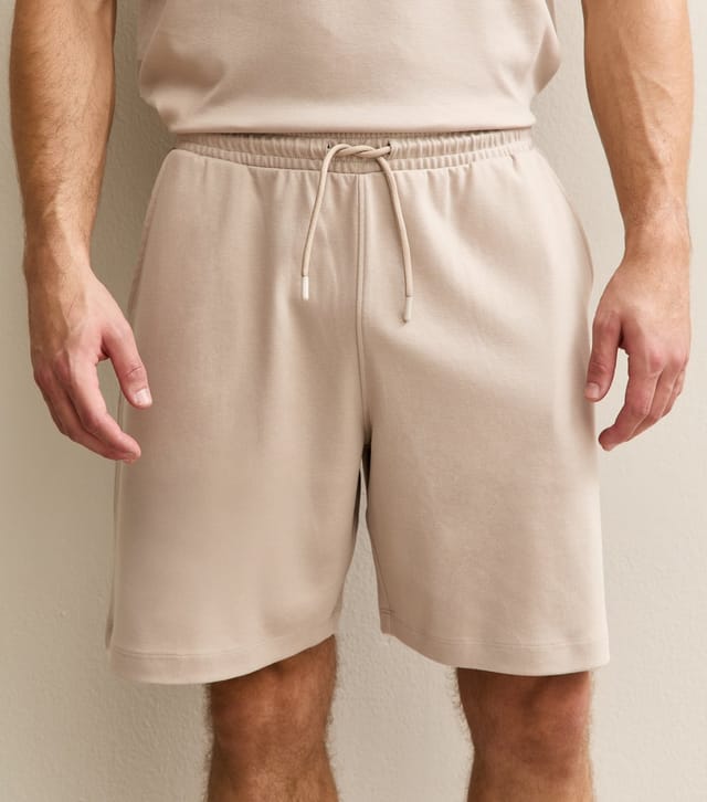 New Look Men's Light Brown Regular Panelled Jersey Shorts New Look - 3