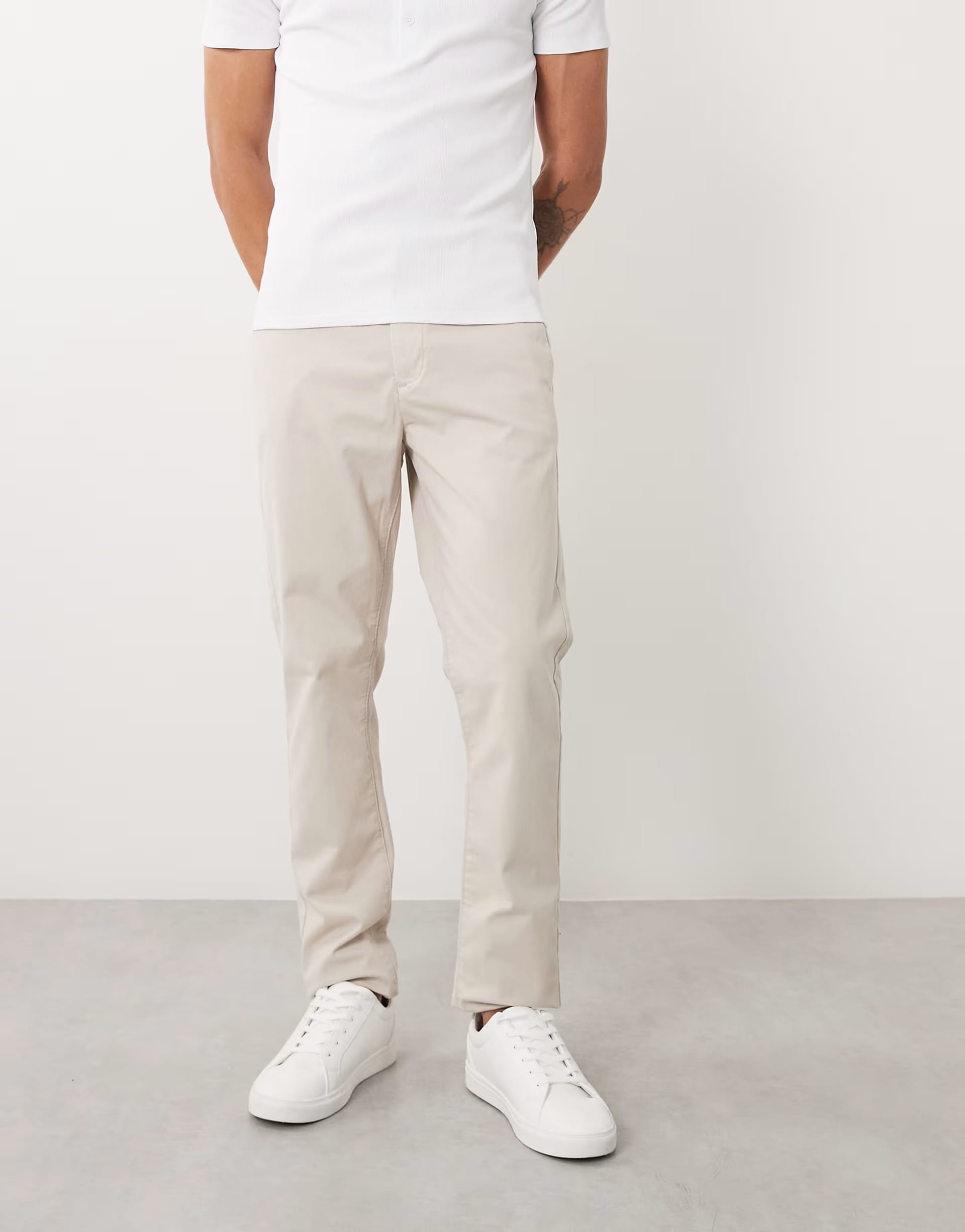 ASOS DESIGN Stone Skinny Chinos