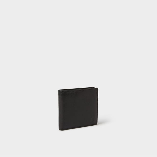 OSPREY LONDON OSPREY LONDON Men's The O Deboss East West Leather Billfold Wallet in Black - 3