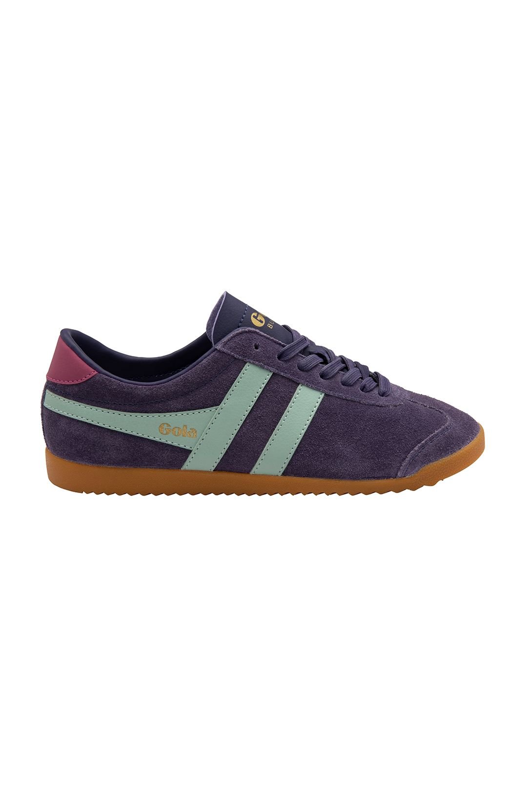 Gola Classics Gola Classics Women's 'Bullet Suede' Lace-Up Trainers in Plum - 2
