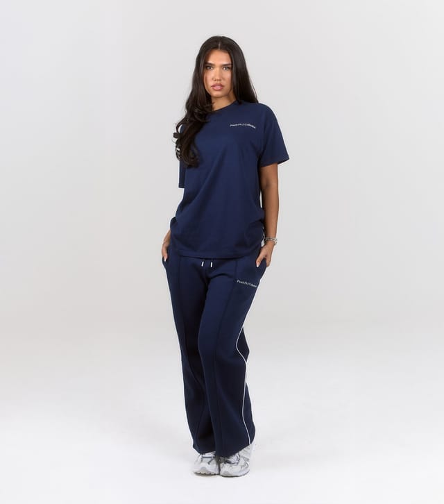 Peach Fit Women's Navy Cotton Rich Rosa T-Shirt Peach Fit New Look - 2