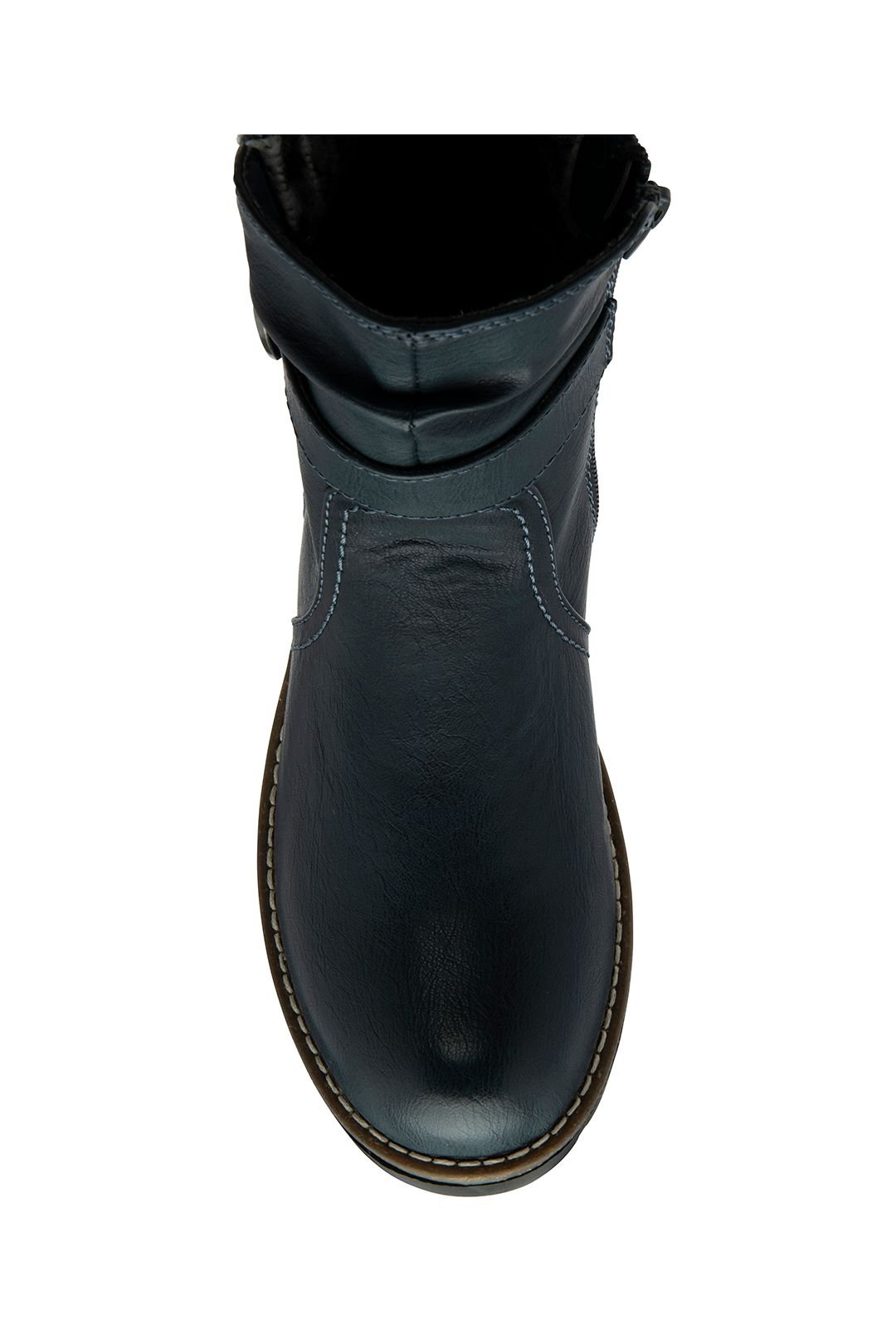 Lotus Lotus Women's 'Triana' Zip-Up Ankle Boots in Navy - 4