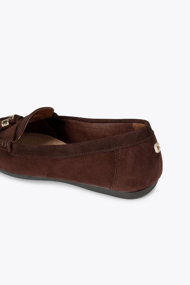 Carvela Carvela Women's 'Fiasco' Leather Flats in Brown - 3