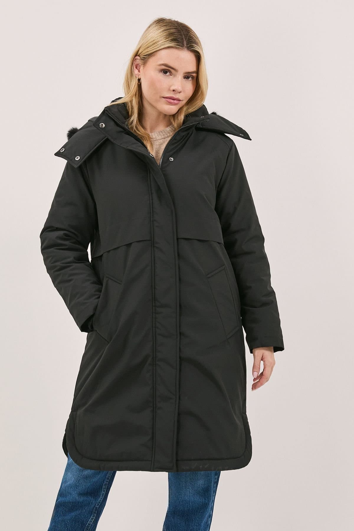 Dorothy Perkins Dorothy Perkins Women's Glam Padded Parka in Black