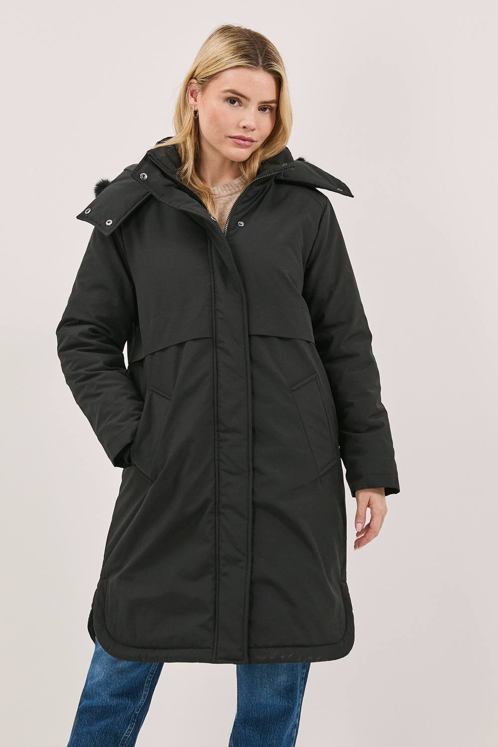 Dorothy Perkins Dorothy Perkins Women's Glam Padded Parka in Black - 2