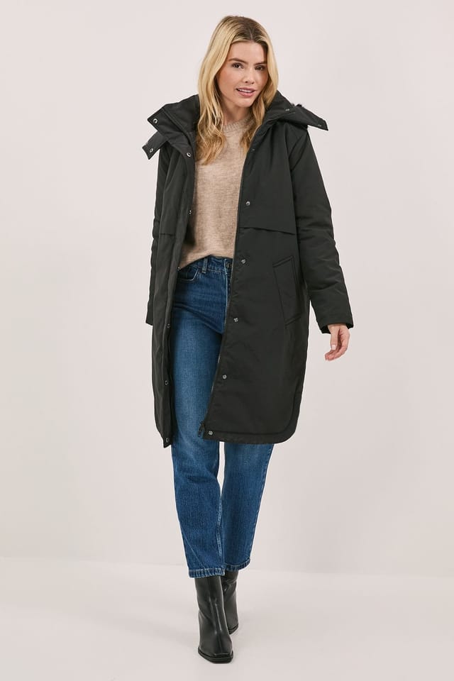 Dorothy Perkins Dorothy Perkins Women's Glam Padded Parka in Black - 2