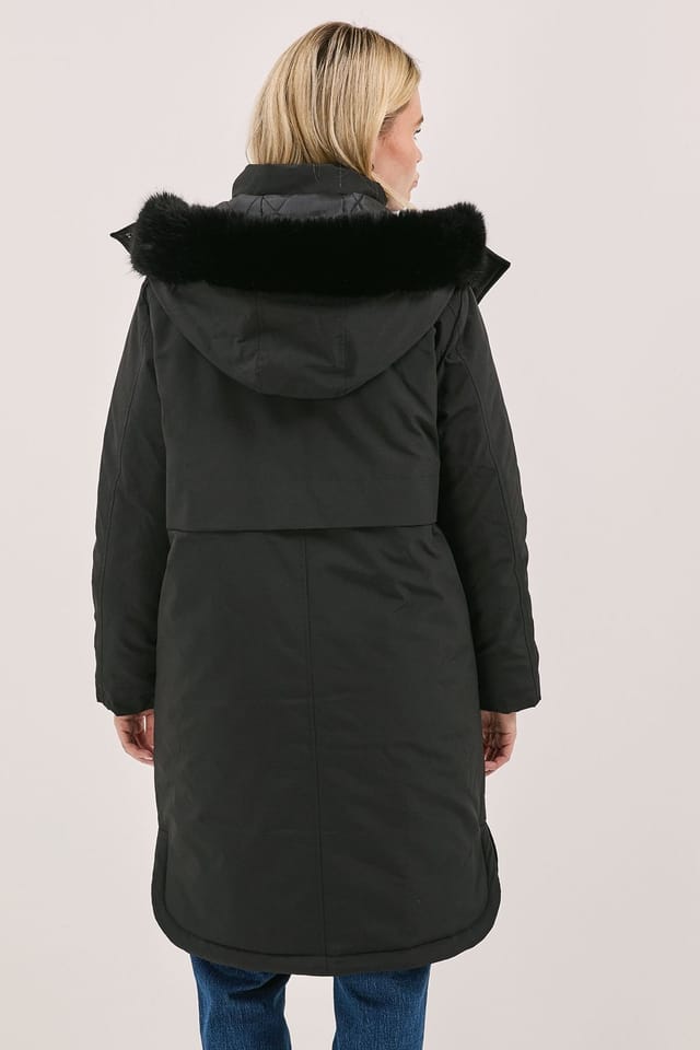 Dorothy Perkins Dorothy Perkins Women's Glam Padded Parka in Black - 3