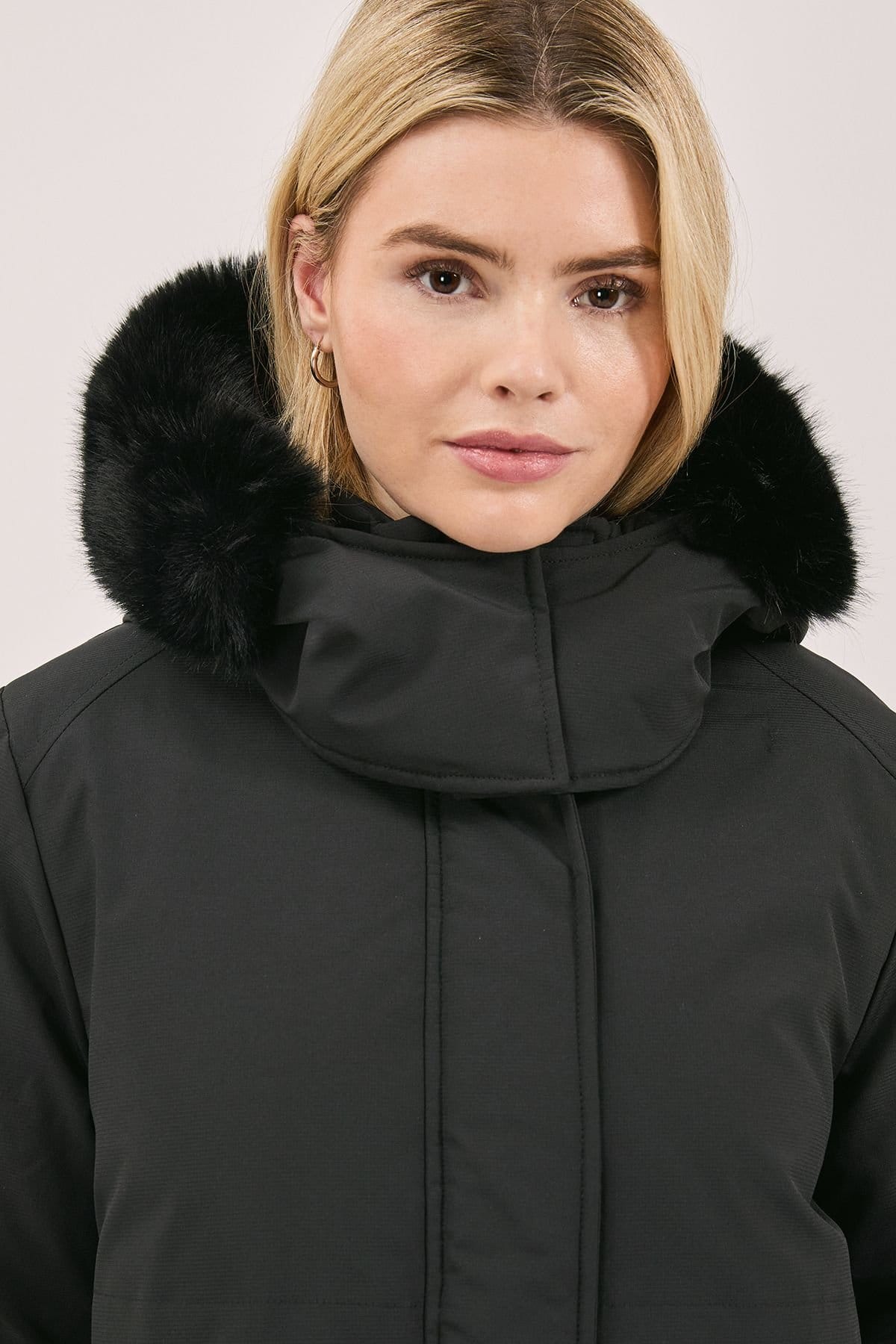 Dorothy Perkins Dorothy Perkins Women's Glam Padded Parka in Black - 4