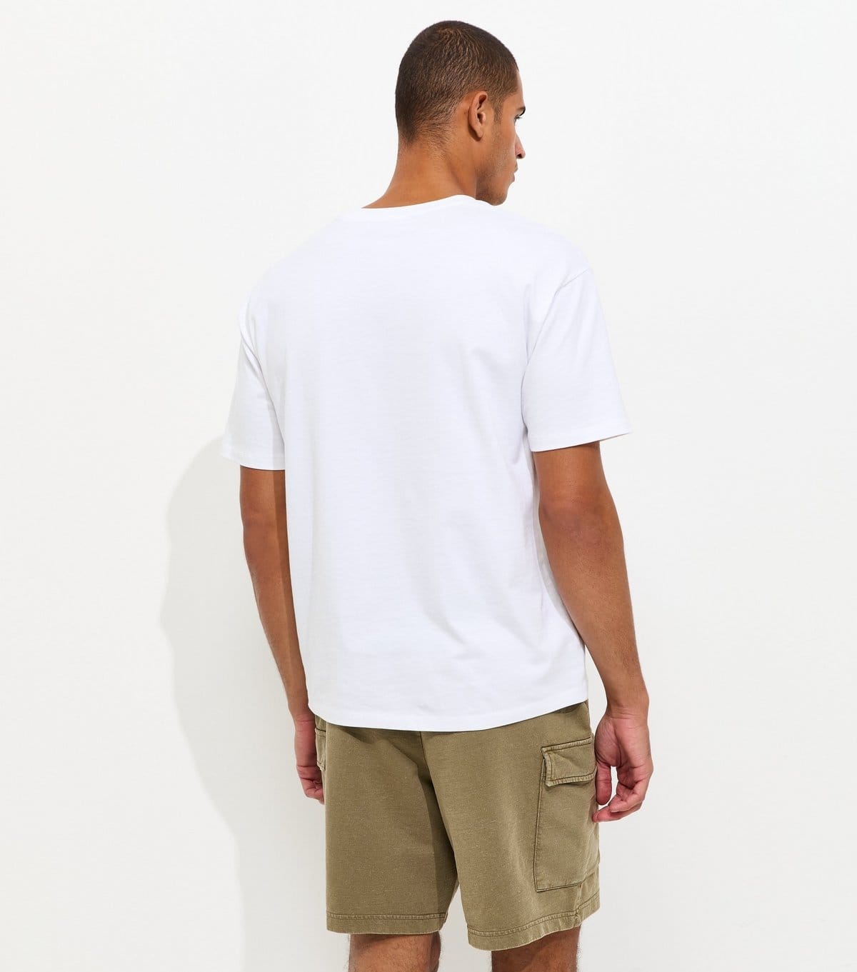 New Look Men's Khaki Lightweight Cargo Shorts New Look - 4