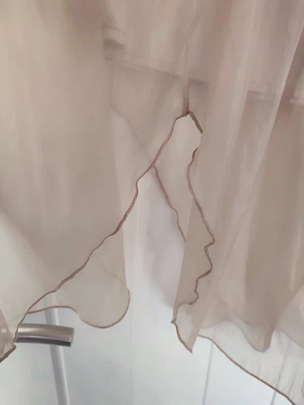 New Look New Look Net Long Skirt Size 14 Ecru Sheer Tulle Mesh Fairycore Romantic Whimsy