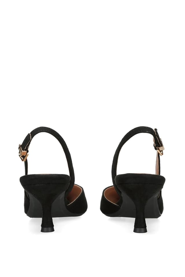 KG Kurt Geiger KG Kurt Geiger Women's 'Aria Low' Suedette Sandals in Black - 3