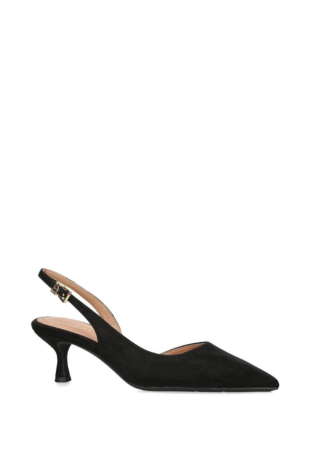 KG Kurt Geiger KG Kurt Geiger Women's 'Aria Low' Suedette Sandals in Black - 4