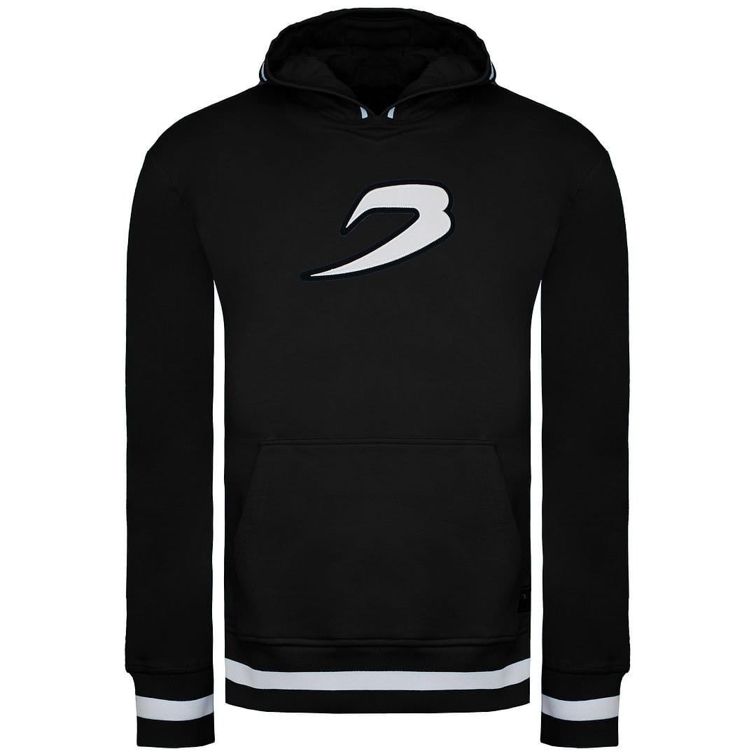 BoxRaw BoxRaw Men's 36 by Teddy Atlas Long Sleeve Black Pullover Hoodie - 1