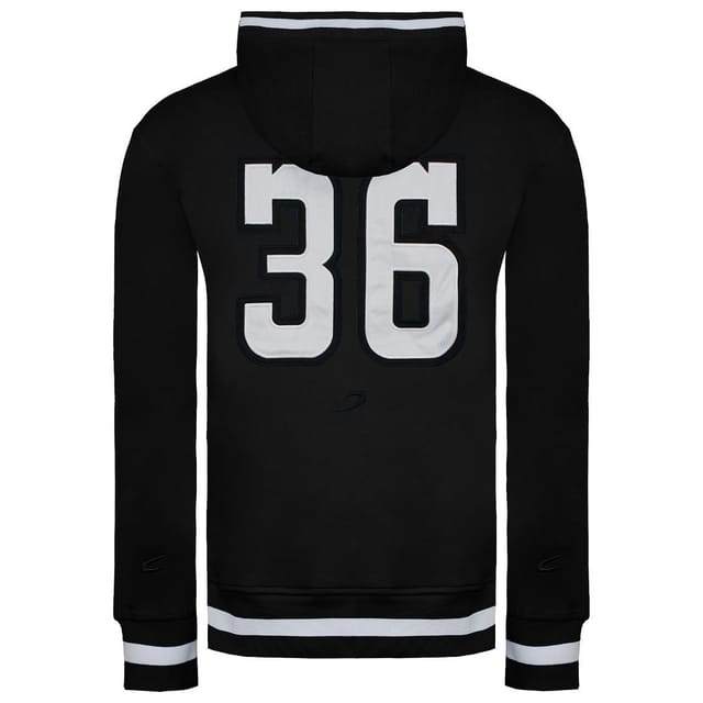 BoxRaw BoxRaw Men's 36 by Teddy Atlas Long Sleeve Black Pullover Hoodie - 2