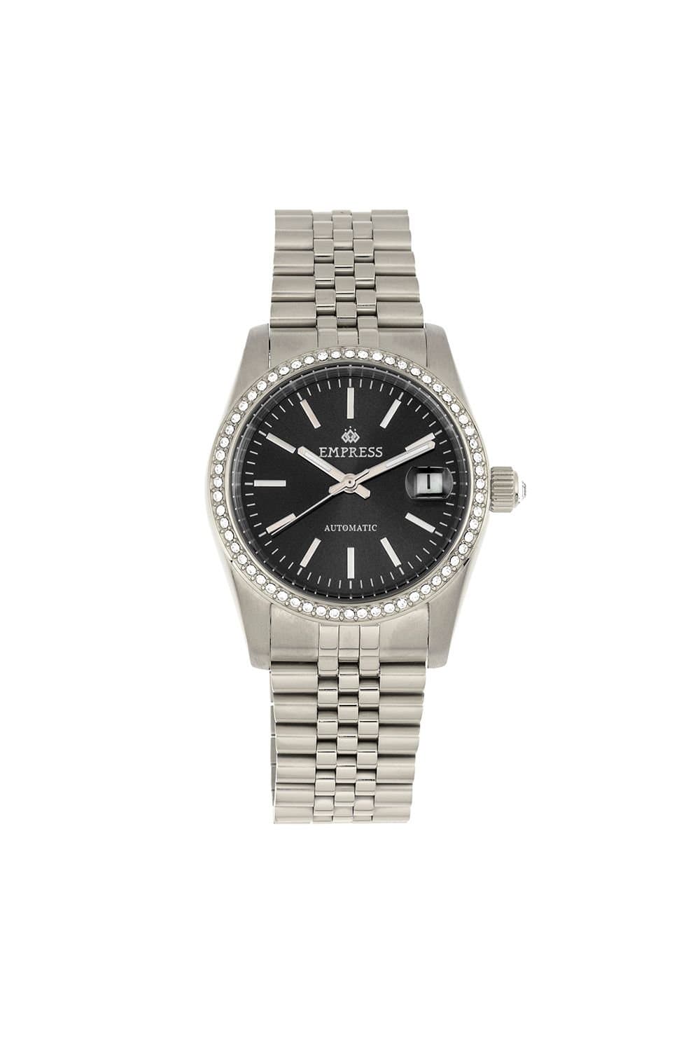 Empress Empress Women's Constance Automatic Bracelet Watch with Date in Black