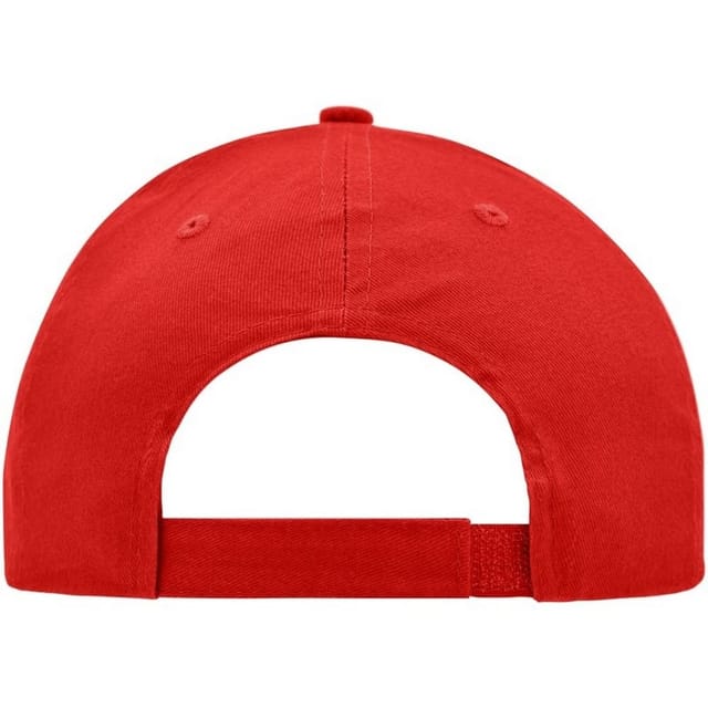 Myrtle Beach Myrtle Beach Men's Brushed Lightweight Sandwich Peak Cap in Red - 2