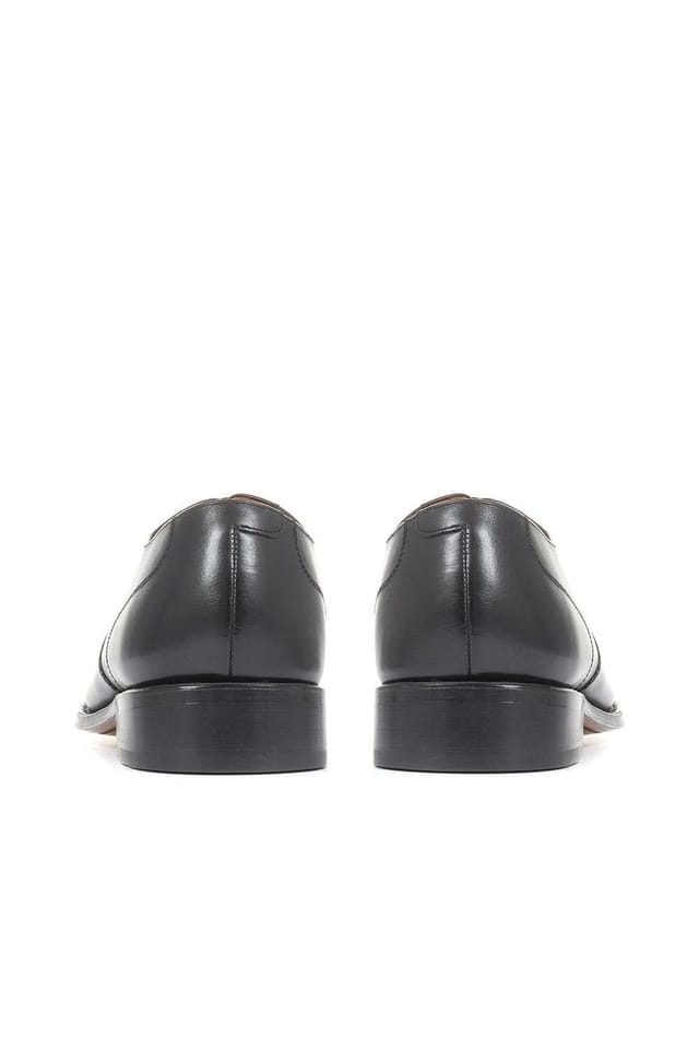 Jones Bootmaker Jones Bootmaker Men's Barnet Goodyear Welted Leather Oxford Shoes in Black - 3