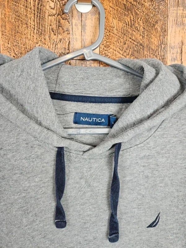 Nautica Nautica Hoodie - Grey - Large - Classic Logo