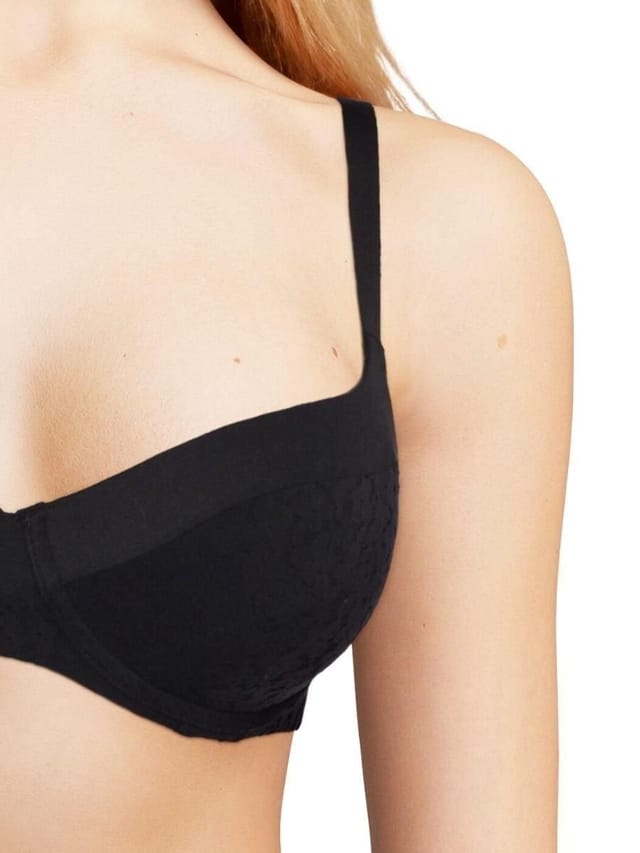 Chantelle Chantelle Women's Norah Underwired Covering Full Cup Bra in Black - 2