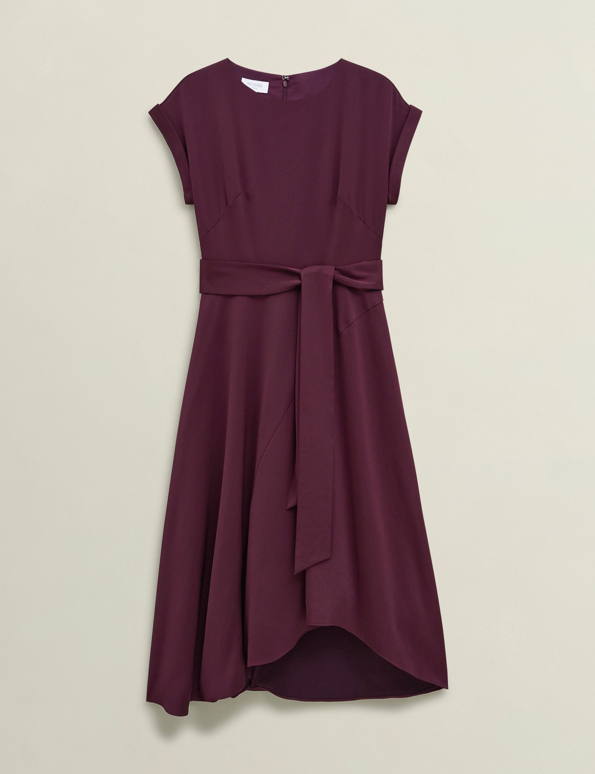 Hobbs London Hobbs London Women's Agnes Dress in Aubergine - 2