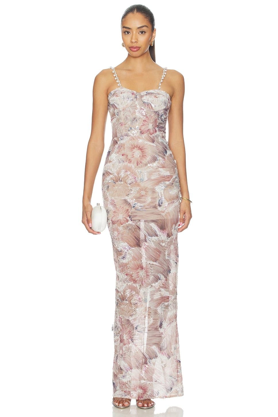revolve Eve Dahlia Maxi Dress With Straps