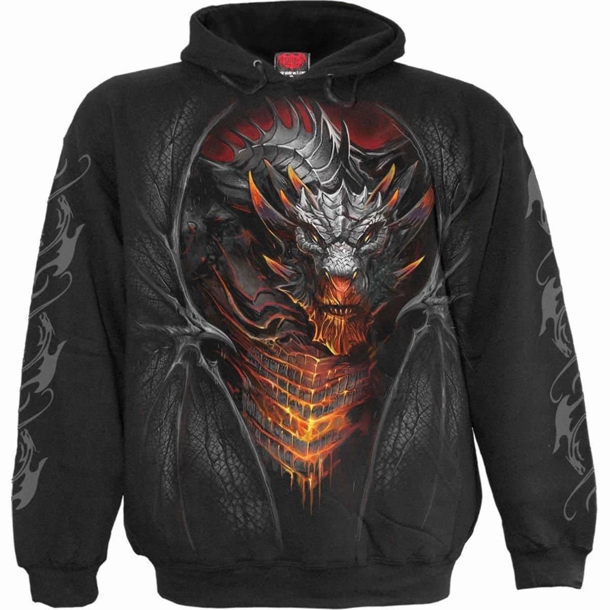 Spiral Spiral Men's DRACONIS - Hoody Black