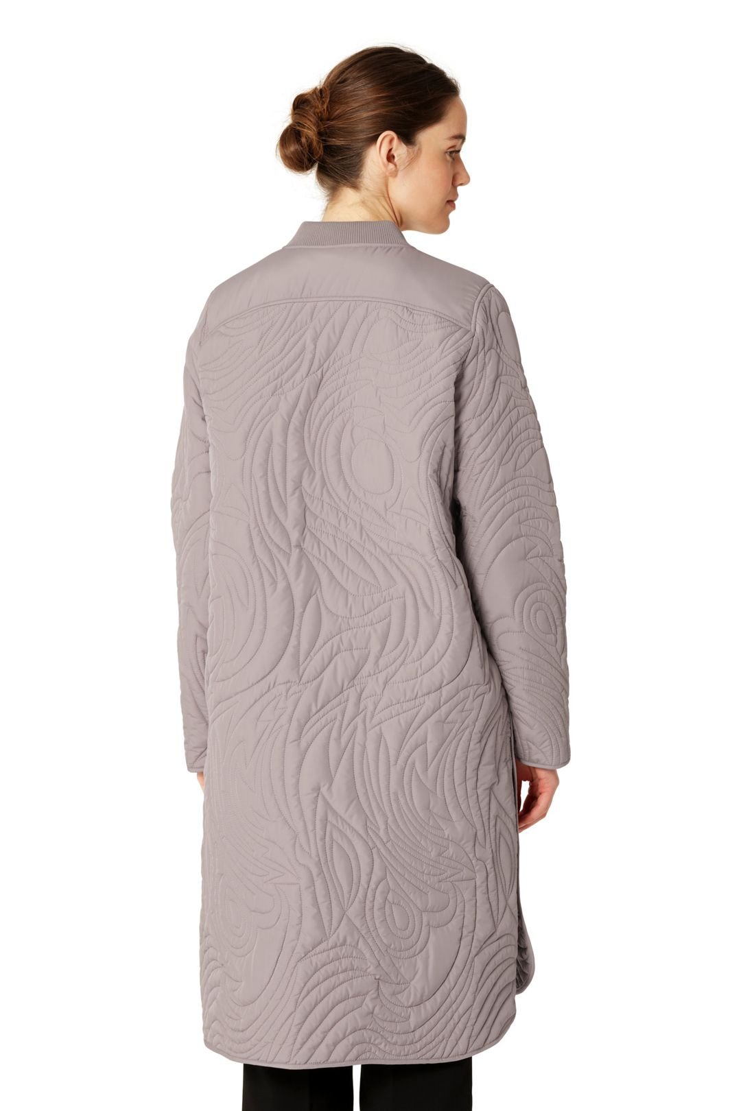Ilse Jacobsen Ilse Jacobsen Women's Dune Quilted Bomber Neck Mac Atmposphere in Taupe - 3