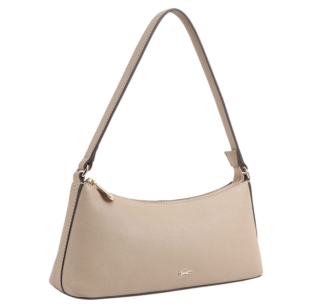 Paul Costelloe Paul Costelloe Women's Zoey Leather Shoulder Bag in Beige - 2