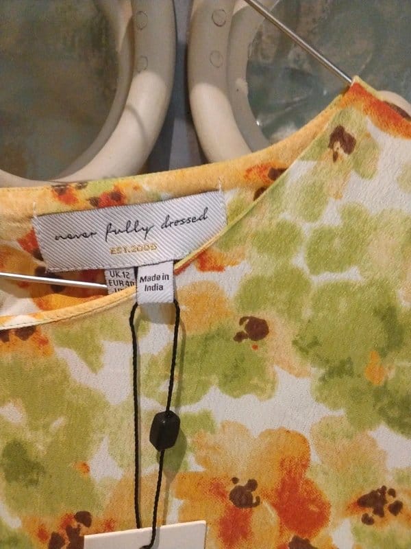 Never Fully Dressed Blair Dress - Green Floral & Animal Print