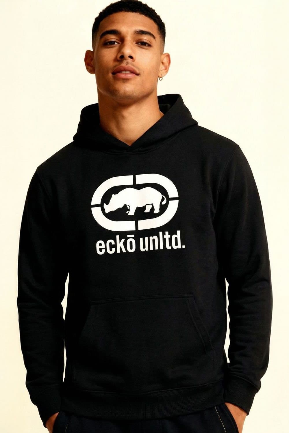 Ecko Untld. Ecko Untld. Men's Epic Logo Hoodie in Black