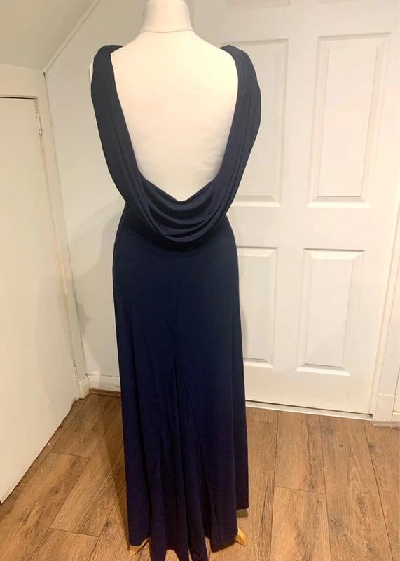 Night Navy backless dress lbd - 1