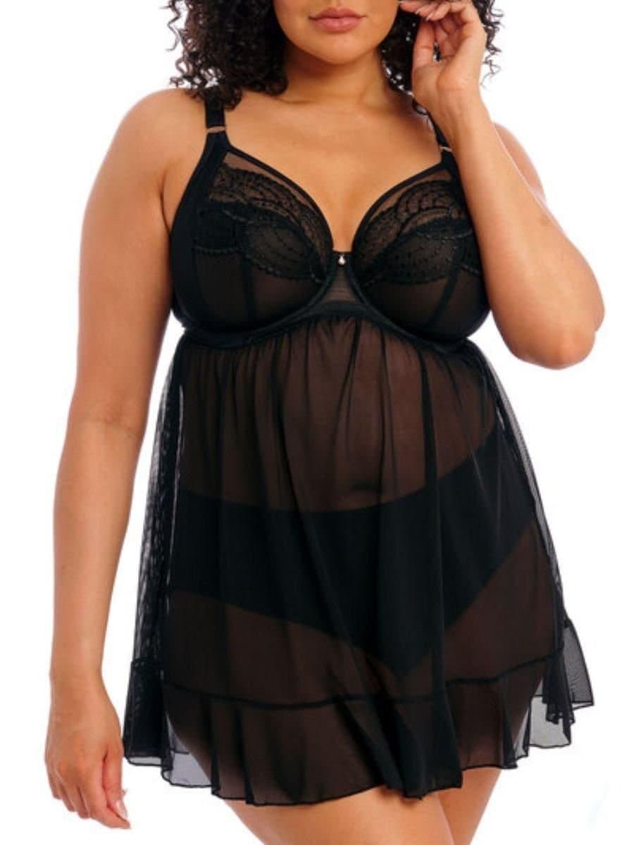 Elomi Elomi Women's Priya Underwired Babydoll in Black