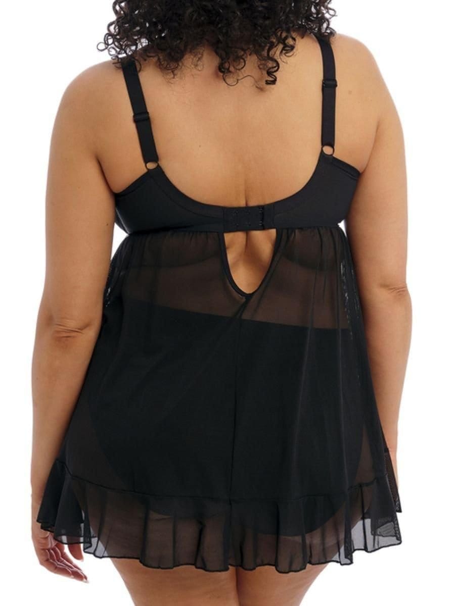 Elomi Elomi Women's Priya Underwired Babydoll in Black - 4