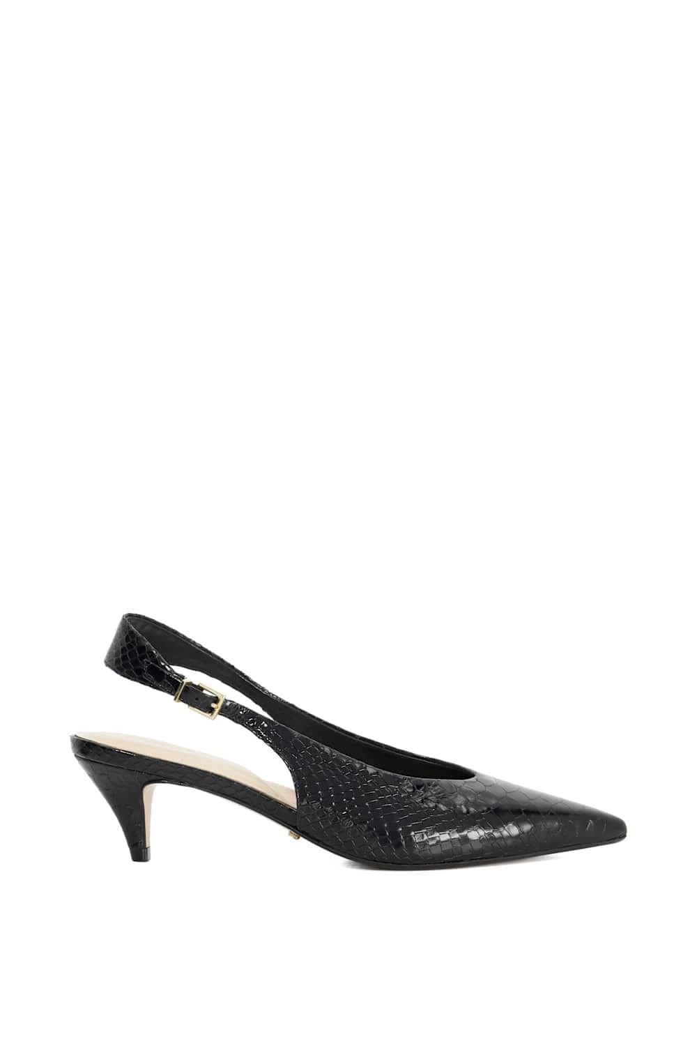 Dune London Dune London Women's 'Connect' Leather Strappy Heels in Black - 1