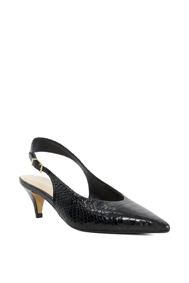 Dune London Dune London Women's 'Connect' Leather Strappy Heels in Black - 2