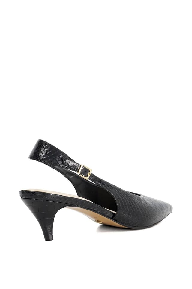 Dune London Dune London Women's 'Connect' Leather Strappy Heels in Black - 3