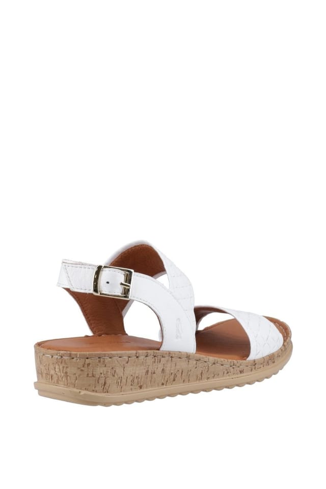 Hush Puppies Hush Puppies Women's Ebony Wide Fit Sandal in White - 2