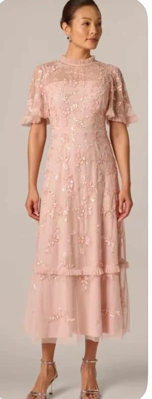 Adrianna Papell Embellished Adrianna Papell Mob/MOG Dress 18 petite