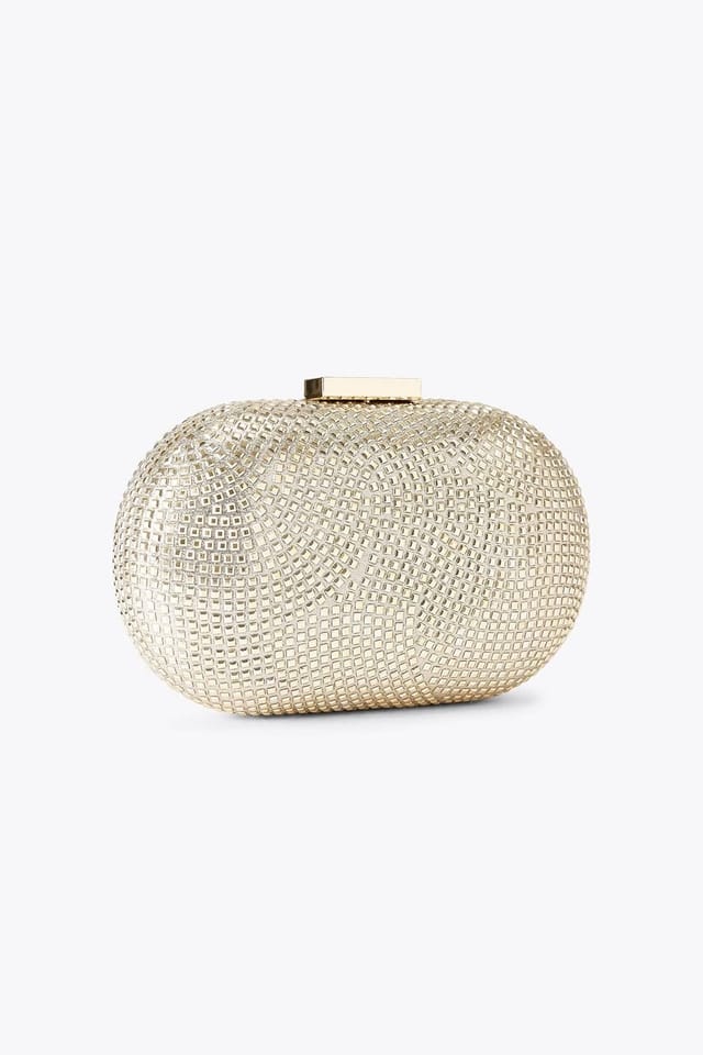 Carvela Carvela Women's 'Pietra Hard Clutch' Bag in Gold - 3