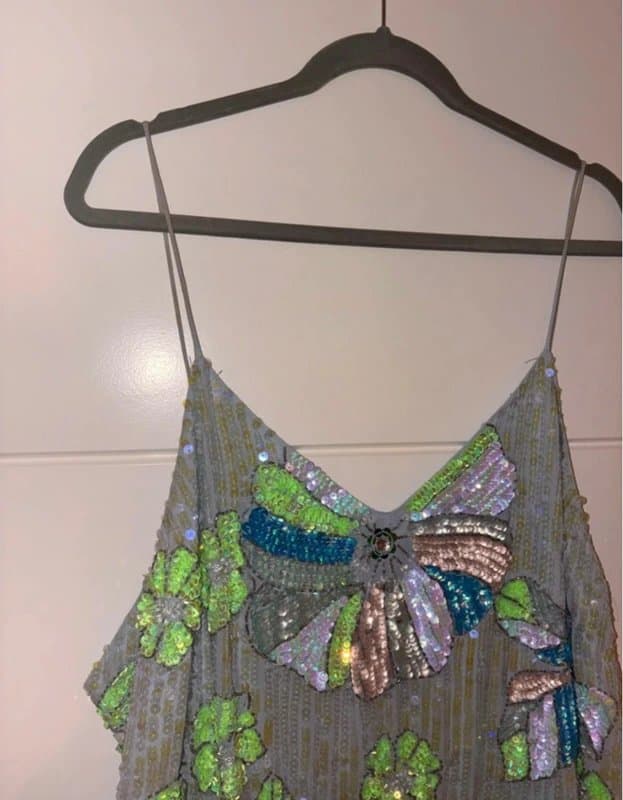 ASOS ASOS Design Floral Embellished Maxi Dress