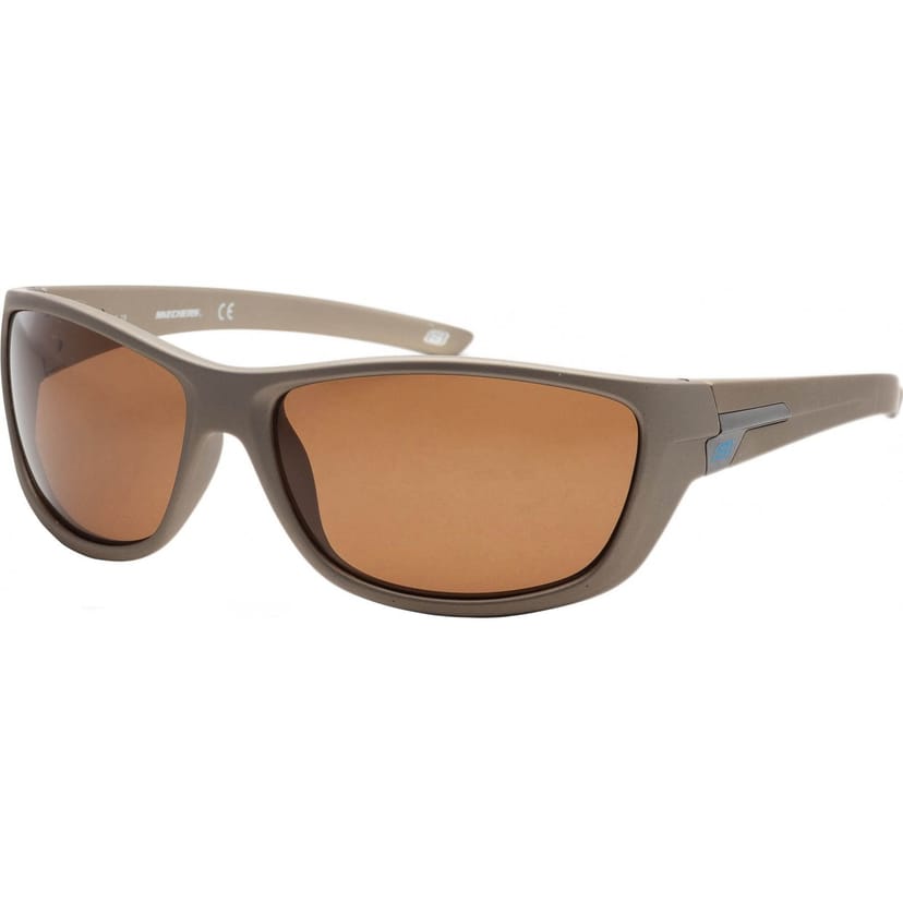 Skechers Skechers Men's SE5130S-31H-63 Fashion Visor/Wrap Sunglasses in Brown - 1